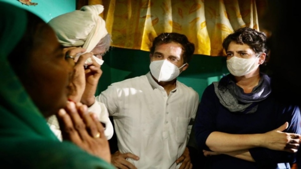 rahul no power in the world can suppress victim family voice says rahul after meet them rahul no power in the world can suppress victim family voice says rahul after meet them