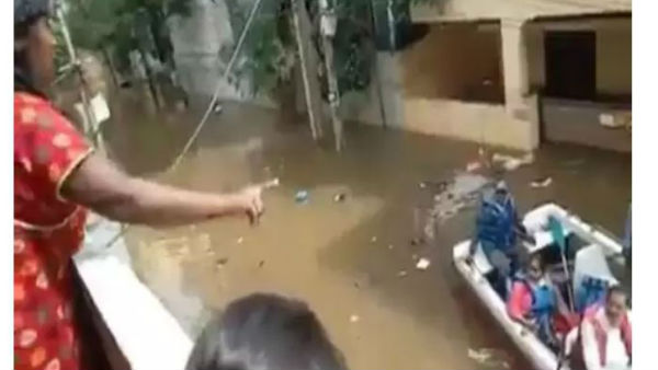 తిట్టిపోసిన మహిళ... ఎమ్మెల్యే పలాయనం