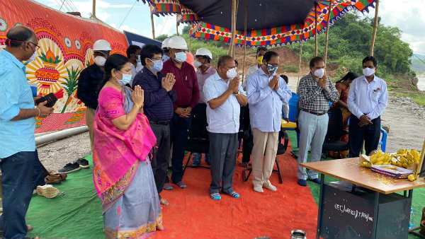 polavaram project gap 1 diaphragm wall works begins today polavaram project gap 1 diaphragm wall works begins today