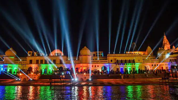 Ayodhya Deepotsav makes it to Guinness Book, 5,84,572 diyas lit, Ahead Of Diwali Ayodhya Deepotsav makes it to Guinness Book, 5,84,572 diyas lit, Ahead Of Diwali