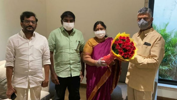 చంద్రబాబుతో పనబాక భేటీ