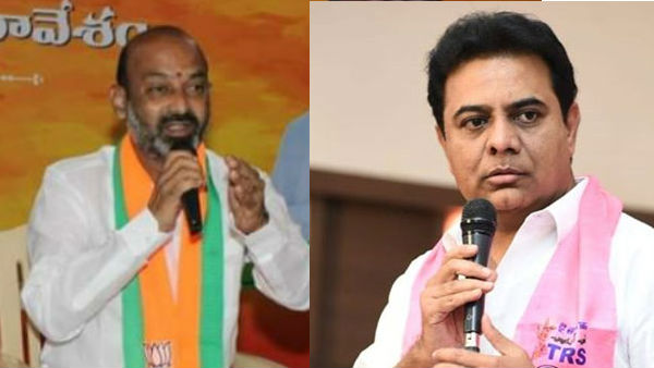 telangana minister ktr fires bandi sanjay for his surgical strikes comments. telangana minister ktr fires bandi sanjay for his surgical strikes comments.