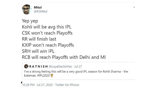 IPL 2020 title goes to Sunrisers Hyderabad Says this Modern Day Astrologer IPL 2020 title goes to Sunrisers Hyderabad Says this Modern Day Astrologer