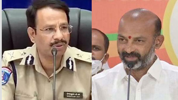 Action to be taken on BJP Telangana President Bandi Sanjay for remarks against DGP: CP Sajjanar Action to be taken on BJP Telangana President Bandi Sanjay for remarks against DGP: CP Sajjanar