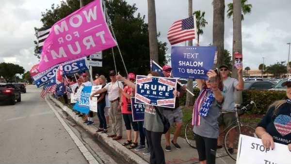 Two injured after shooter fires pellets into crowd of Trump supporters in Fort Lauderdale Two injured after shooter fires pellets into crowd of Trump supporters in Fort Lauderdale