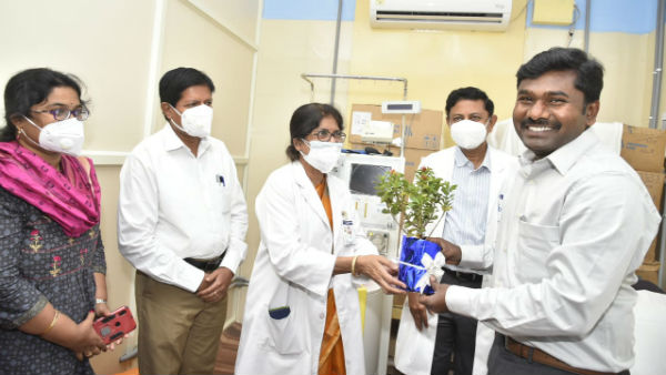 anantapur district collector gandham chandrudu donates blood on his birthday anantapur district collector gandham chandrudu donates blood on his birthday