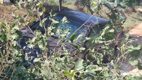 Himachal Pradesh Governor Bandaru Dattathreya escaped from a car accident Himachal Pradesh Governor Bandaru Dattathreya escaped from a car accident