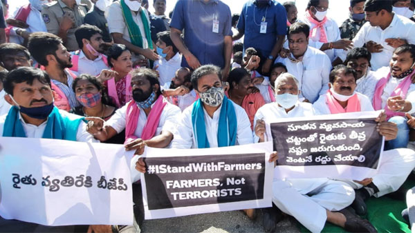 బంద్లో విస్తృతంగా టీఆర్ఎస్ నేతలు