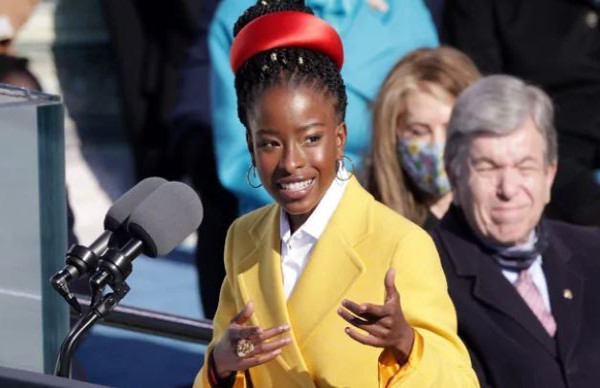 Amanda Gorman, Youngest Inaugural Poet, Has A Moment In Biden Ceremony Amanda Gorman, Youngest Inaugural Poet, Has A Moment In Biden Ceremony
