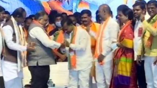 former minister chandrasekhar joins bjp former minister chandrasekhar joins bjp