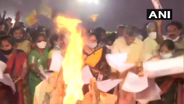 భోగీ మంటల్లో దగ్ధం..