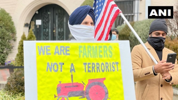 Khalistan supporters held a protest outside the Indian embassy in Washington DC Khalistan supporters held a protest outside the Indian embassy in Washington DC
