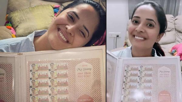 anchor anasuya gets her own postal stamp anchor anasuya gets her own postal stamp