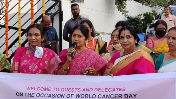 Whip Gongidi Sunita who needs to raise awareness on Cancer disease.! Whip Gongidi Sunita who needs to raise awareness on Cancer disease.!