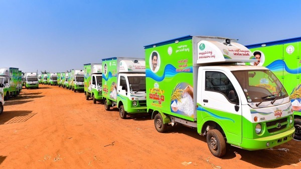 ap high court suspends sec order on ration delivery vehicles, allows government to use ap high court suspends sec order on ration delivery vehicles, allows government to use