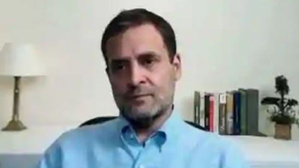 Earthquake strikes during Rahul Gandhis live session Watch his reaction Earthquake strikes during Rahul Gandhis live session Watch his reaction