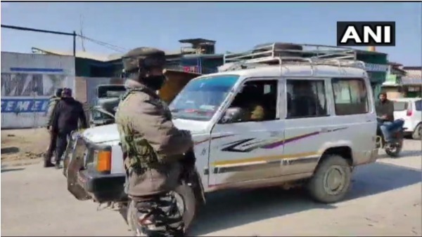 Jammu & Kashmir: A IED, kept by terrorists in a tipper vehicle, exploded Jammu & Kashmir: A IED, kept by terrorists in a tipper vehicle, exploded