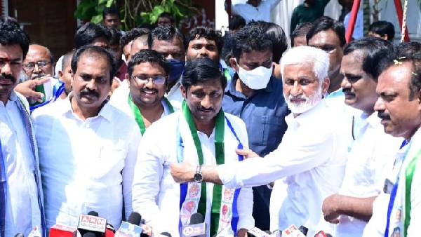tdp mla ganta srinivas may join ysrcp soon : mp vijaya sai reddy says ahead of gvmc polls tdp mla ganta srinivas may join ysrcp soon : mp vijaya sai reddy says ahead of gvmc polls