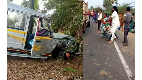 3 agriculture labourers killed, 7 injured in road accident in Warangal Rural 3 agriculture labourers killed, 7 injured in road accident in Warangal Rural
