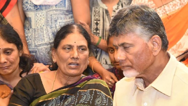 చంద్రబాబు సోదరి ఇంట్లోకి పోలీసులు