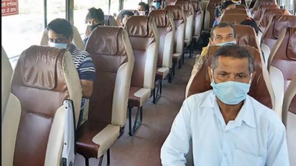 మాస్కులు లేకుండా రోడ్ల మీదకు వస్తే కష్టమే .. బస్సుల్లో సైతం కరోనా కట్టడికి యత్నం