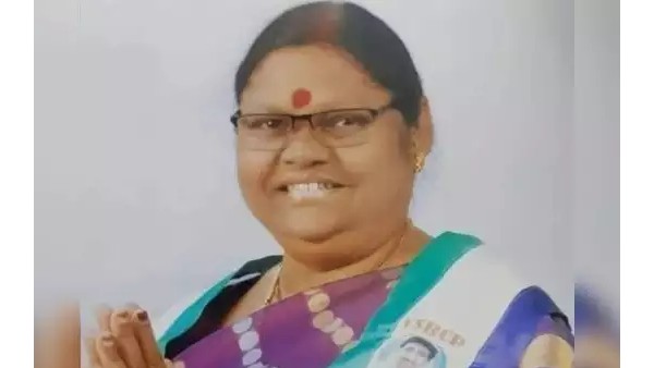 Newly elected gvmc 61 ward ysrcp corporator Suryakumari dies of heart attack Newly elected gvmc 61 ward ysrcp corporator Suryakumari dies of heart attack