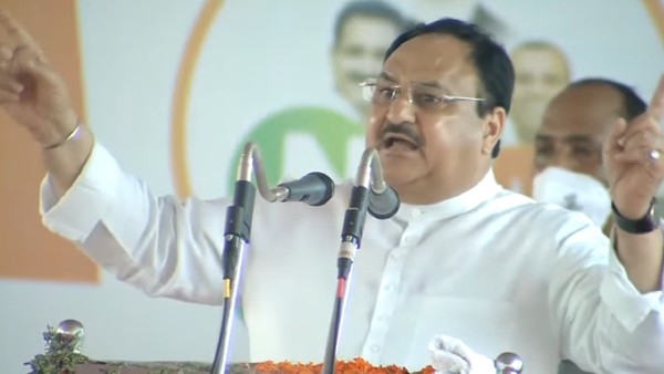 Kerala Assembly elections: LDF and UDF are synonyms of corruption, says JP Nadda. Kerala Assembly elections: LDF and UDF are synonyms of corruption, says JP Nadda.