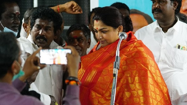 Tamil Nadu assembly polls .. Khushbu Sundar filed nomination Tamil Nadu assembly polls .. Khushbu Sundar filed nomination
