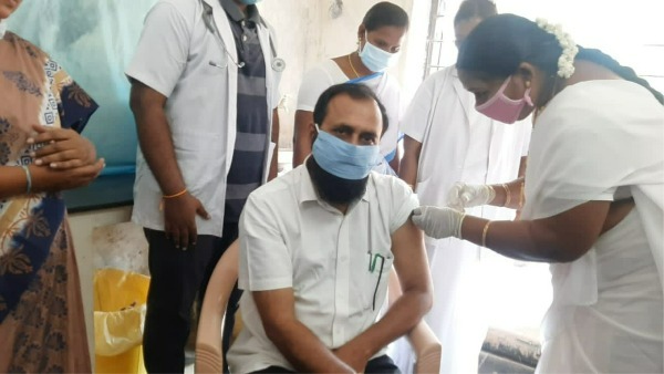 mangalagiri ysrcp mla rk suffers from mild fever after taking covid-19 vaccine mangalagiri ysrcp mla rk suffers from mild fever after taking covid-19 vaccine