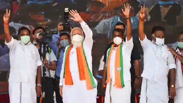 pm modi slams cong-dmk for insulting women, dubs raja outdated 2g missile in tamil nadu rally pm modi slams cong-dmk for insulting women, dubs raja outdated 2g missile in tamil nadu rally