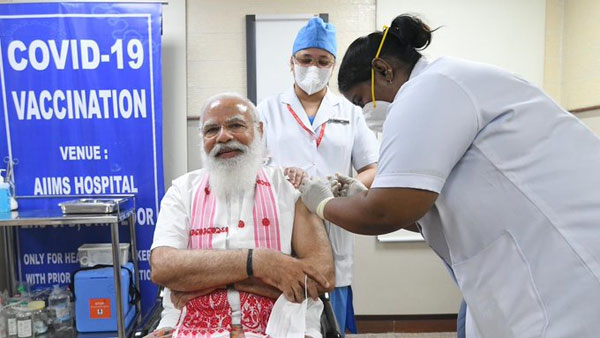 వీడియో: పుదుచ్చేరి నర్సు.. అస్సాం కండువా: ప్రధాని మోడీ వ్యాక్సిన్ వెనక ఎన్నికల పరమార్థం..!
