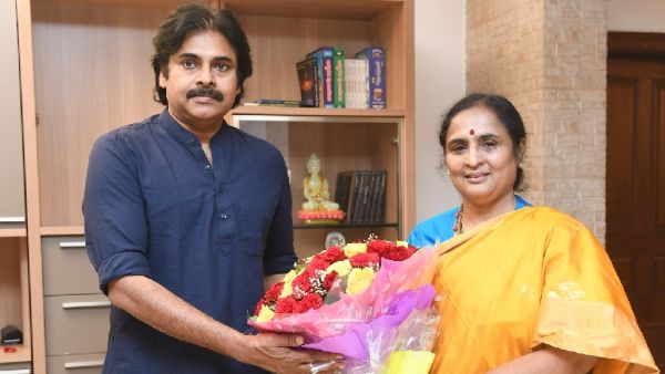 tirupati by election bjp candidate rathna prabha meets janasena chief pawan kalyan tirupati by election bjp candidate rathna prabha meets janasena chief pawan kalyan