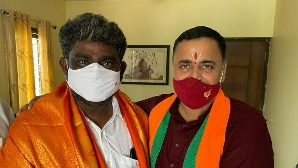 సునీల్ దేవ్ధర్తో ఎమ్మార్పీఎస్ నేతల భేటీ