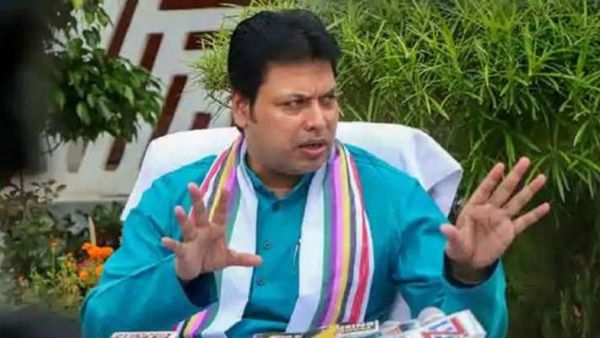 Tripura CM Biplab Kumar Deb Tests Positive for COVID-19, in Home Isolation Tripura CM Biplab Kumar Deb Tests Positive for COVID-19, in Home Isolation