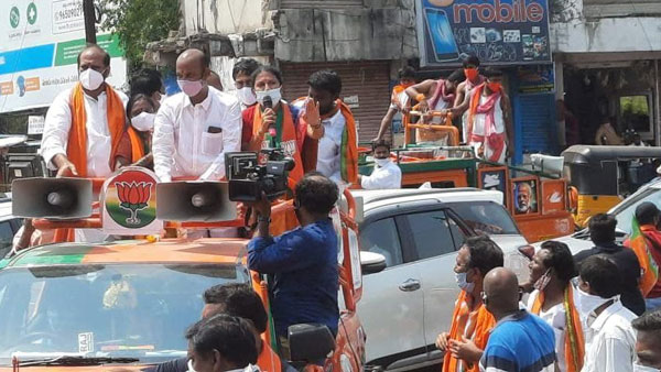 అవకాశం ఇస్తే రక్షిత త్రాగు నీరిస్తాం .. అన్ని విధాలా అభివృద్ధి చేస్తాం : బండి సంజయ్