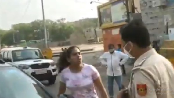 ఢిల్లీలో కరోనా నిబంధనలు పాటించకుండా ఓ జంట వీరంగం