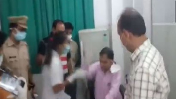 వైద్యుడి చెంప ఛెళ్లుమనిపించిన నర్సు..