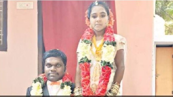 this two feet groom got four feet beautifual bride in east godavari this two feet groom got four feet beautifual bride in east godavari