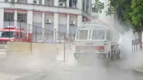 జాకీర్ హుస్సేన్ ఆసుపత్రిలో ఆక్సిజన్ ట్యాంకర్ లీక్
