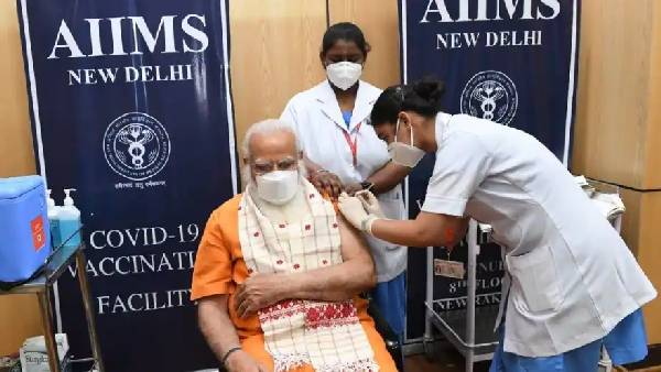 PM Modi receives second dose of COVID-19 vaccine, says ‘get your shot soon’ PM Modi receives second dose of COVID-19 vaccine, says ‘get your shot soon’