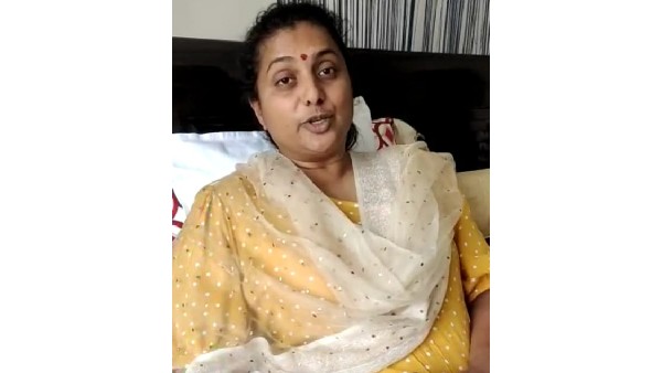 డిశ్చార్జ్ తర్వాత తొలిసారి కనిపించిన రోజా
