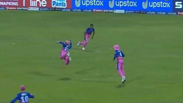 IPL 2021: Watch how Sanju samson takes brilliant catch to dismiss Dhawan IPL 2021: Watch how Sanju samson takes brilliant catch to dismiss Dhawan