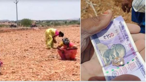 మహిళా కూలీల అదృష్టం..