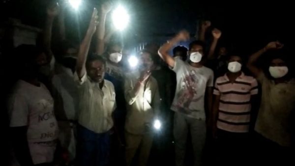 feared gas leak at Ananya Ammonia Company in Visakhapatnam, locals ran in panic feared gas leak at Ananya Ammonia Company in Visakhapatnam, locals ran in panic