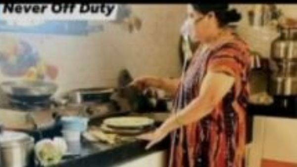 ఆక్సిజన్ పెట్టుకొని మరీ వంట