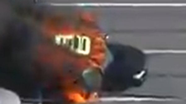 car catches fire after driver uses hand sanitiser car catches fire after driver uses hand sanitiser