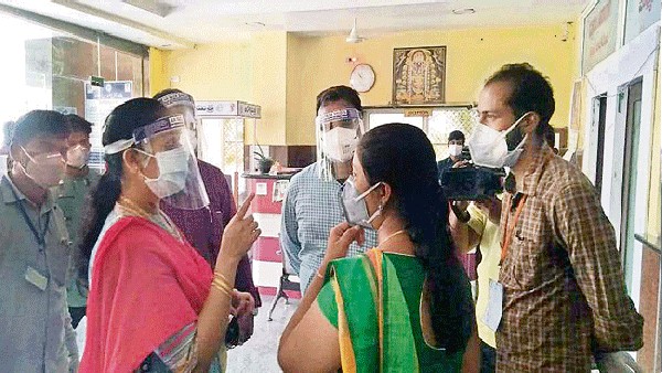 covid rules break in the 7 hospital in warangal covid rules break in the 7 hospital in warangal