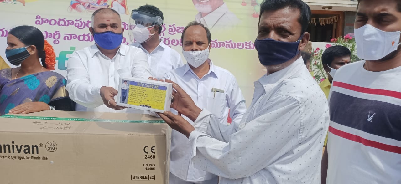 hindupur mla balakrishna sent 2000 covid kits to victims in own constituency hindupur mla balakrishna sent 2000 covid kits to victims in own constituency