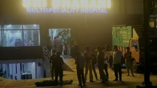 medchal nagaram hospital inhumanity covid patient body thrown on the road medchal nagaram hospital inhumanity covid patient body thrown on the road
