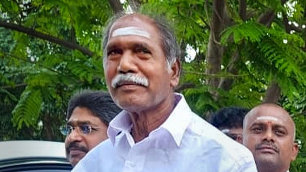 Puducherry CM Rangasamy tests positive for COVID, to be treated in Chennai Puducherry CM Rangasamy tests positive for COVID, to be treated in Chennai
